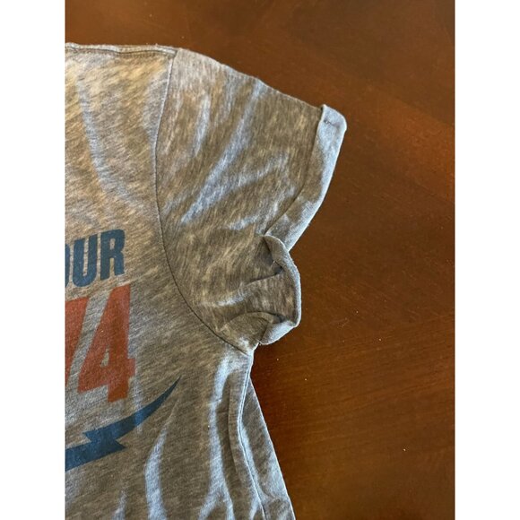 Recycled Karma Womens‎ David Bowie 74 World Tour Graphic Tee Gray - Picture 4 of 7